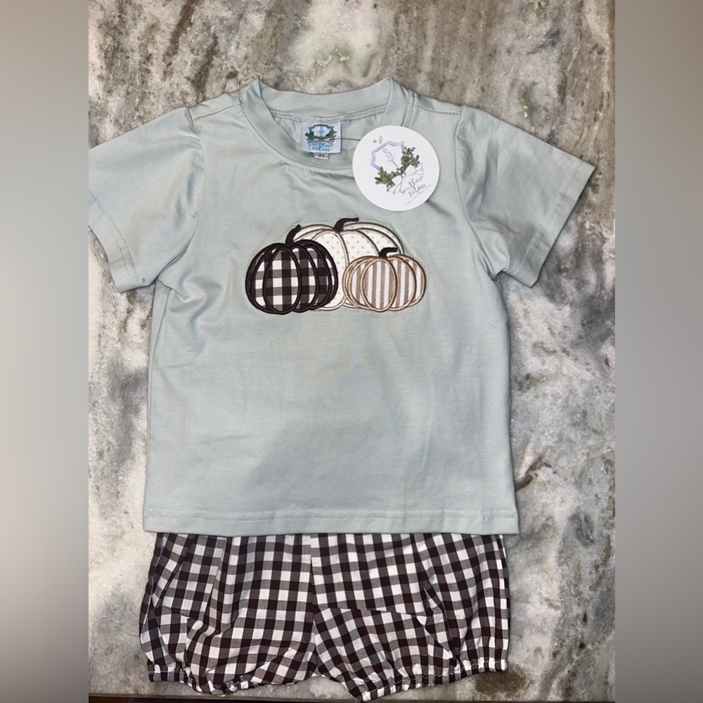 (NWT) Southern Taters Toddler Boys Pumpkin Set